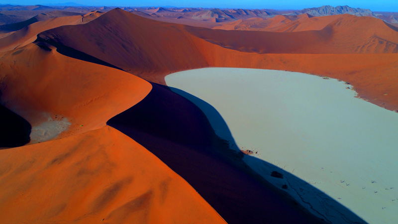 Dead Vlei at Sossusvlei at Little Sossus Camping Sesriem
