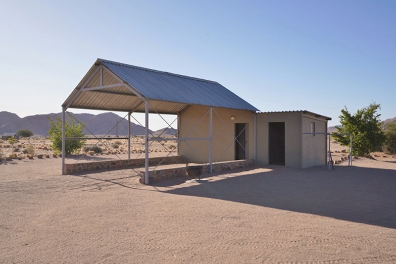 Neatly kept campsites with private facilities at Little Sossus Camping Sesriem