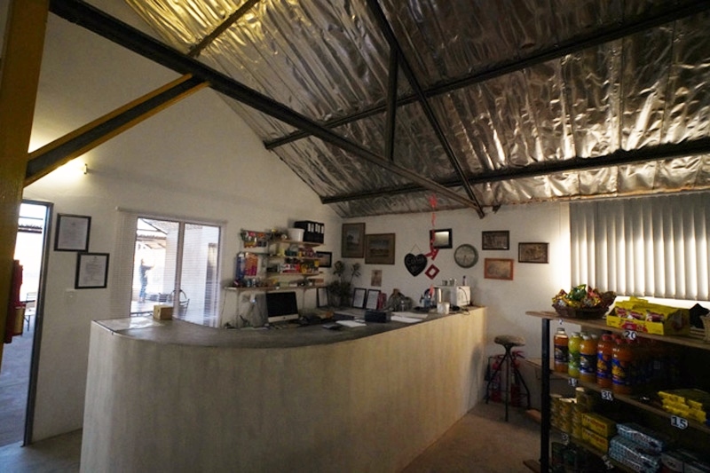 Interior of farmstall at Little Sossus Camping Sesriem