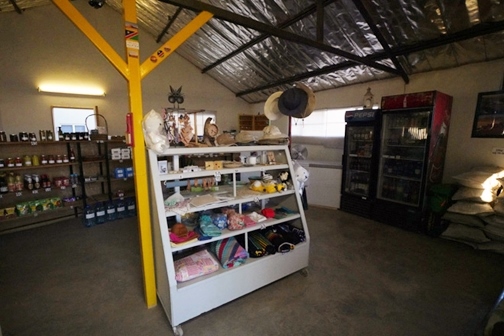 Basic supplies available at the farmstall at Little Sossus Camping Sesriem