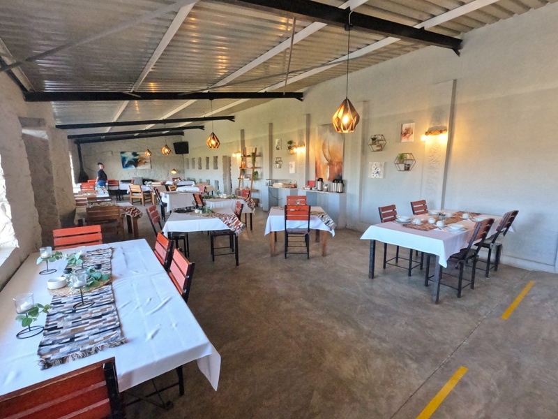 Restaurant at Little Sossus Lodge Sesriem